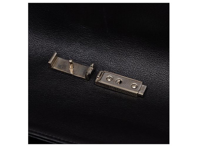 Borsa Sling Anagram LOEWE in pelle nera - vista 6