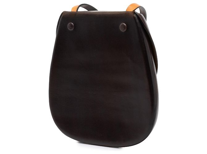Lemaire Borsa a tracolla Cartridge in pelle marrone - vista 2