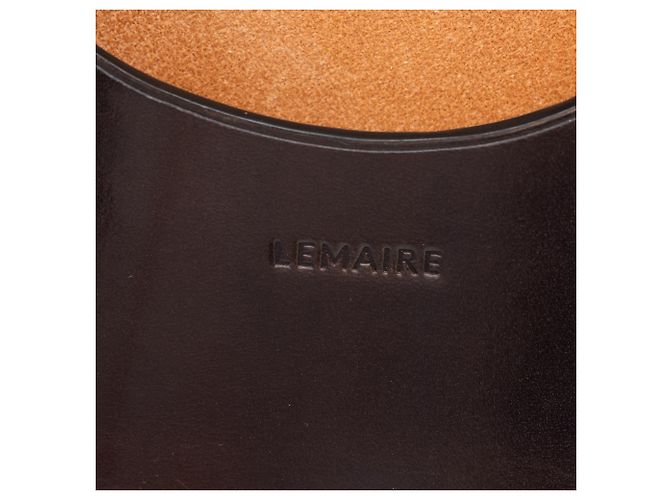 Lemaire Borsa a tracolla Cartridge in pelle marrone - vista 5