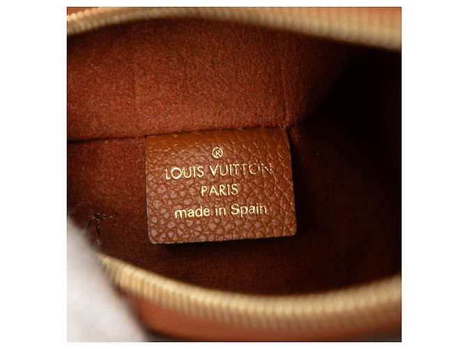 Pouch Louis Vuitton Brown Monogram Empreinte Giant Neverfull MM - vista 5