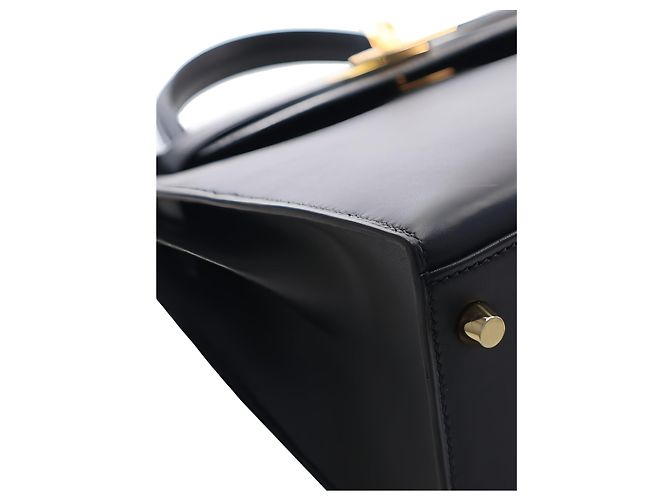 Hermès Black Sombrero Kelly II Sellier 28 - vista 14