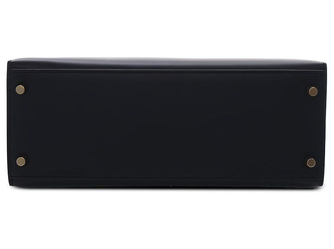 Hermès Black Sombrero Kelly II Sellier 28 - vista 3