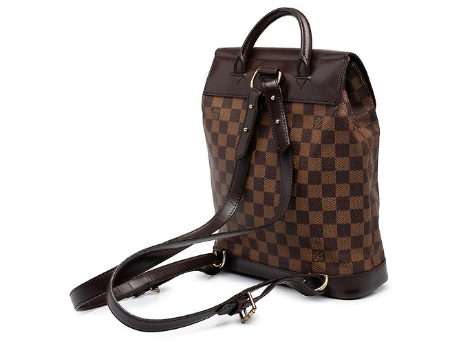 Louis Vuitton Brown Damier Ebene Soho - vista 2
