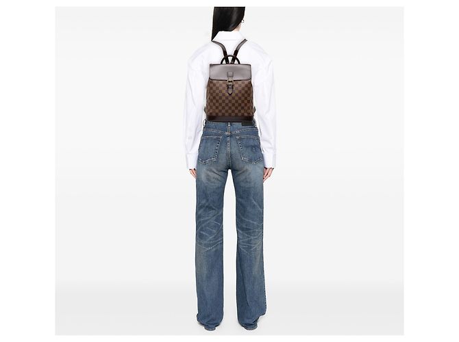 Louis Vuitton Brown Damier Ebene Soho - vista 9