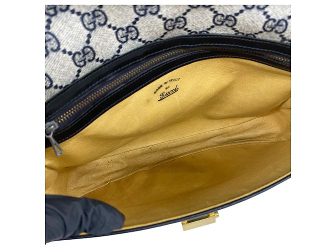Gucci Beige GG Supreme Web Crossbody - vista 4