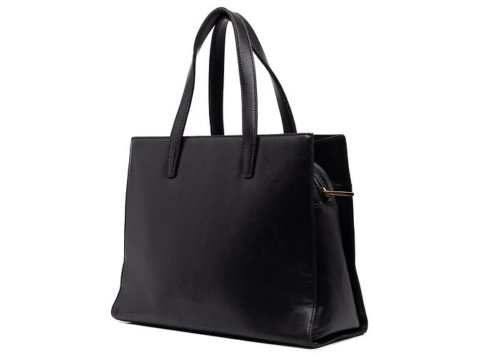 Borsa Satchel Anagram LOEWE in pelle nera - vista 2