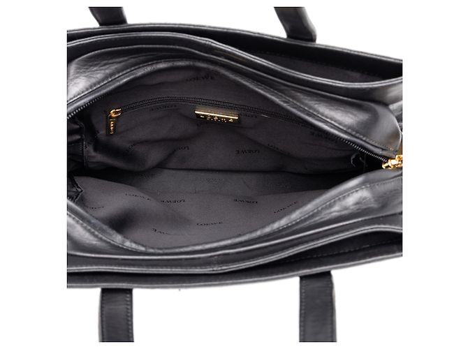 Borsa Satchel Anagram LOEWE in pelle nera - vista 4