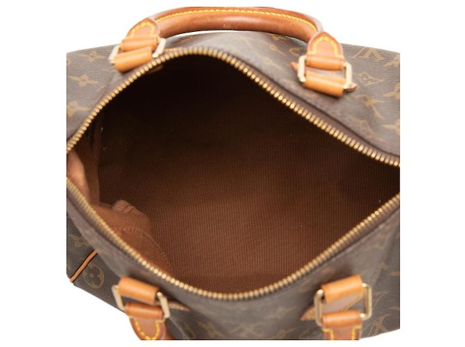 Louis Vuitton Brown Monogram Speedy 25 - vista 4