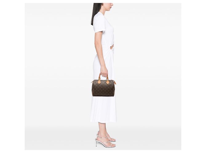 Louis Vuitton Brown Monogram Speedy 25 - vista 6