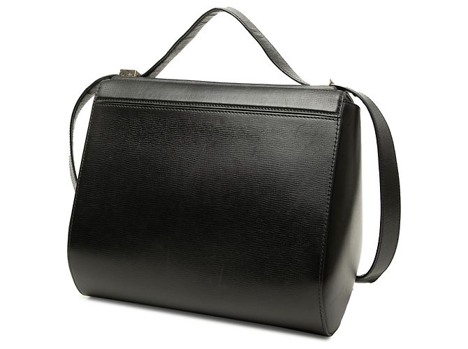 Givenchy Borsa a Tracolla Pandora Box in Pelle di Vitello Granulata Nera Medium - vista 2