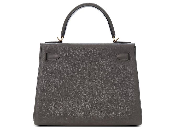 Hermès Gray Togo Kelly II Retourne 28 - vista 2