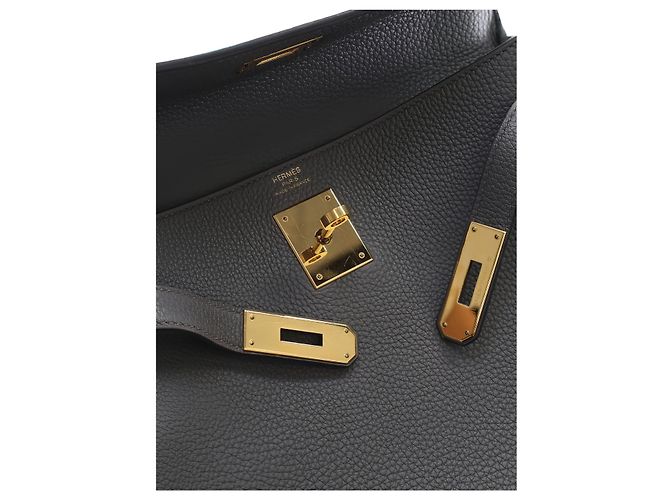 Hermès Gray Togo Kelly II Retourne 28 - vista 4