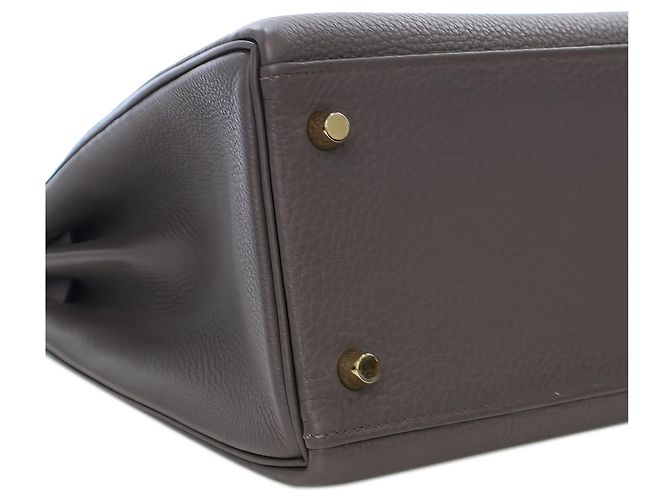 Hermès Gray Togo Kelly II Retourne 28 - vista 6