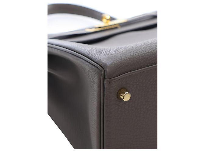 Hermès Gray Togo Kelly II Retourne 28 - vista 8