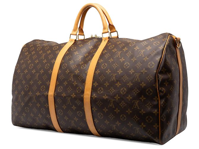 Louis Vuitton Brown Monogram Keepall Bandouliere 60 - vista 2