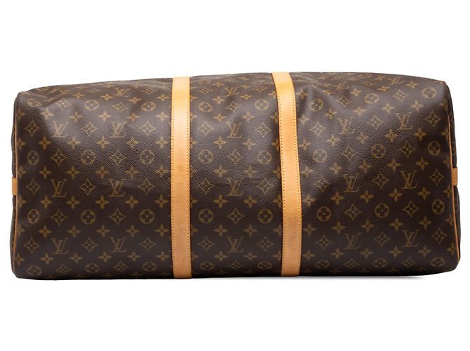 Louis Vuitton Brown Monogram Keepall Bandouliere 60 - vista 3