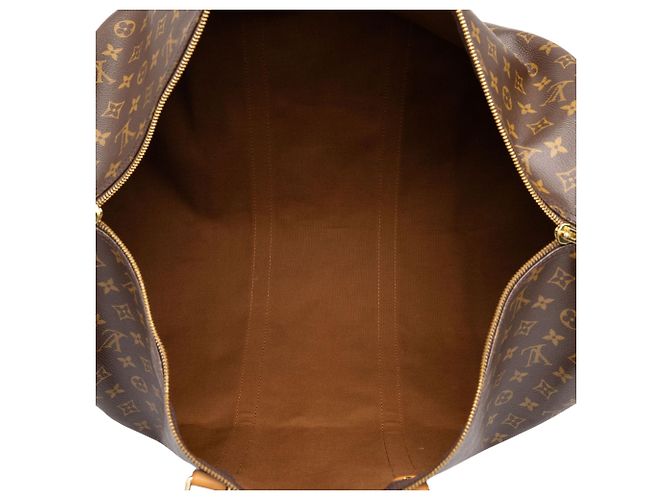 Louis Vuitton Brown Monogram Keepall Bandouliere 60 - vista 4