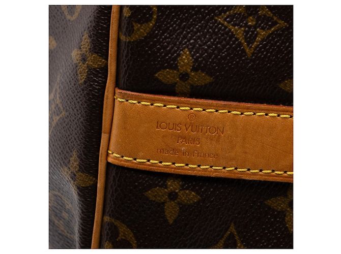 Louis Vuitton Brown Monogram Keepall Bandouliere 60 - vista 5