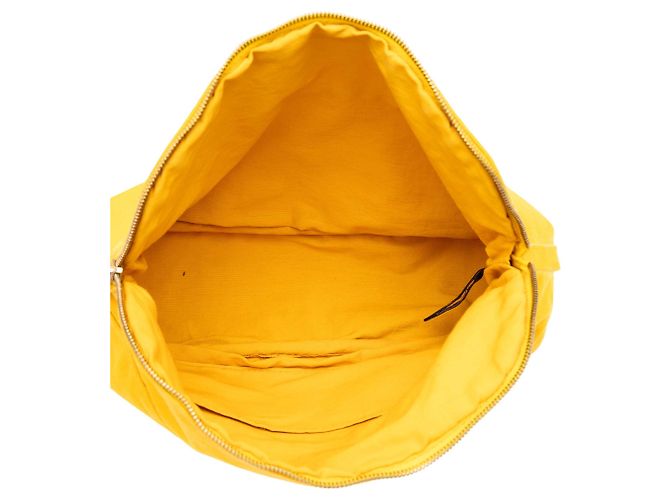 Hermès Yellow Toile Bolide Trousse De Voyage Pouch PM - vista 4