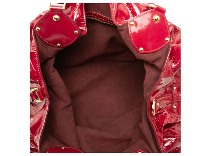 Louis Vuitton Red Monogram Vernis Mahina Surya L - vista 4