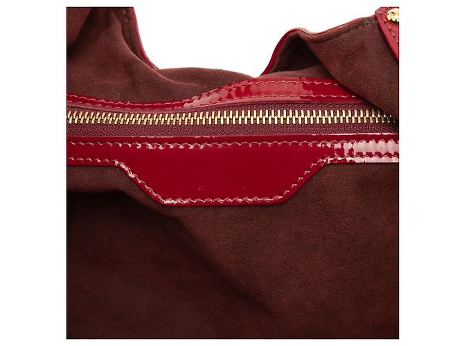 Louis Vuitton Red Monogram Vernis Mahina Surya L - vista 5