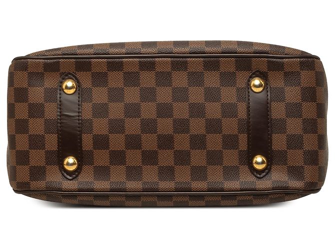 Louis Vuitton Brown Damier Ebene Cabas Rosebery - vista 3