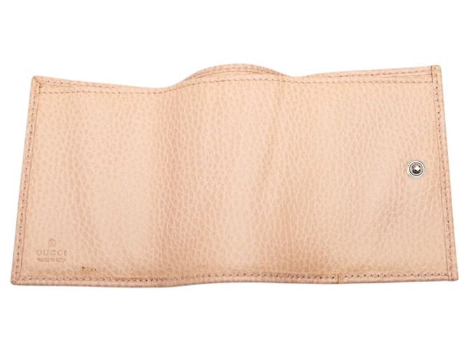 Cartera compacta trifold Gucci GG Marmont Rosa - vista 4