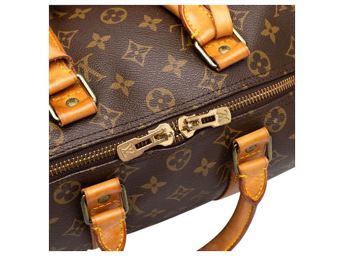 Louis Vuitton Brown Monogram Keepall Bandouliere 45 - vista 6