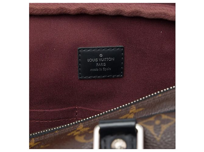 Louis Vuitton Brown Monogram Macassar Porte Documents Jour - vista 5