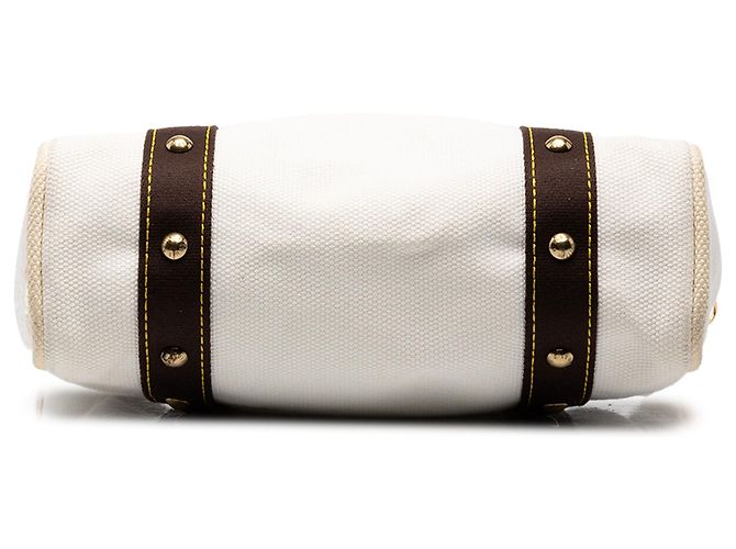 Louis Vuitton White Antigua Cabas MM - vista 3