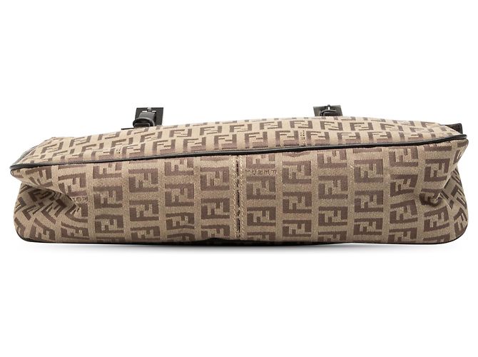 Borsa Fendi Beige Zucchino Canvas - vista 3