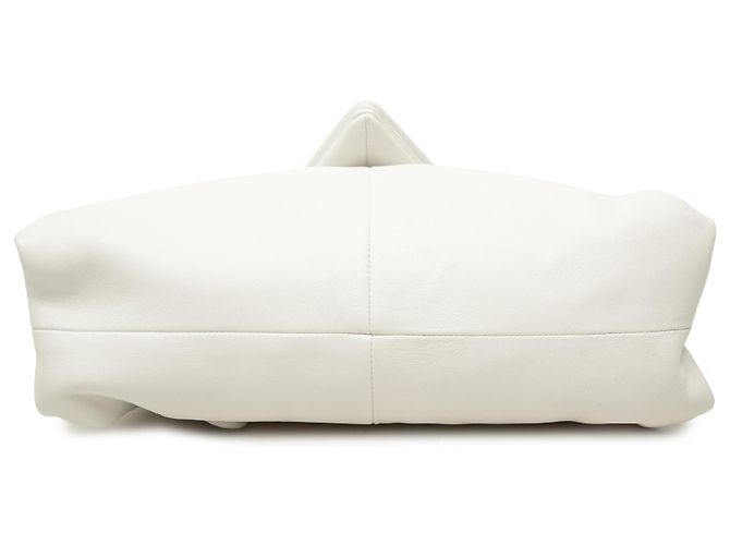 Clutch angular BV Trine de piel blanca Bottega Veneta - vista 3