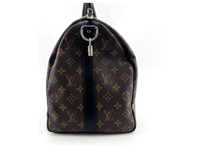 Louis Vuitton Keepall Bandouliere Macassar Monogram Canvas 45 - vista 3