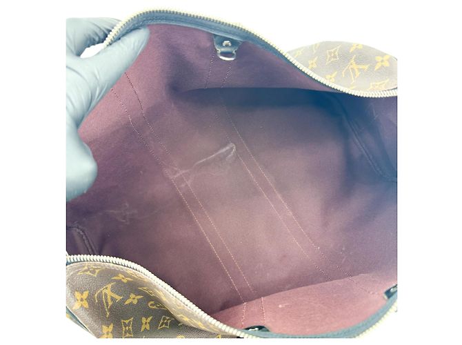 Louis Vuitton Keepall Bandouliere Macassar Monogram Canvas 45 - vista 4