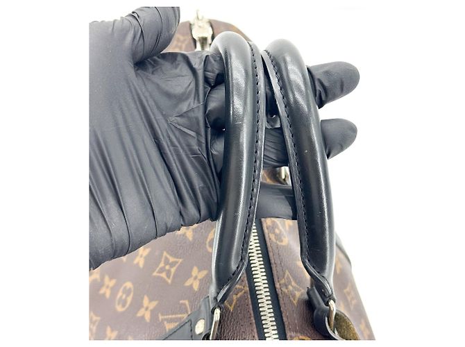 Louis Vuitton Keepall Bandouliere Macassar Monogram Canvas 45 - vista 5
