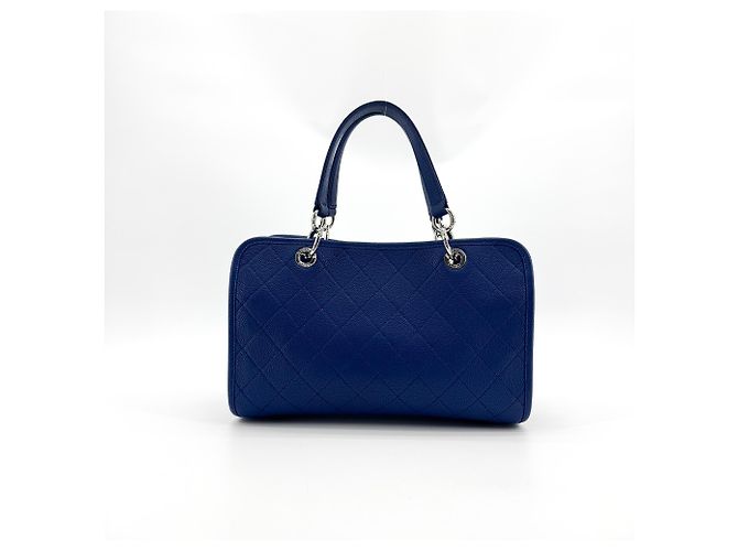 Borsa Tote Vintage Chanel Caviar Large - vista 2