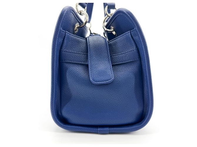 Borsa Tote Vintage Chanel Caviar Large - vista 4