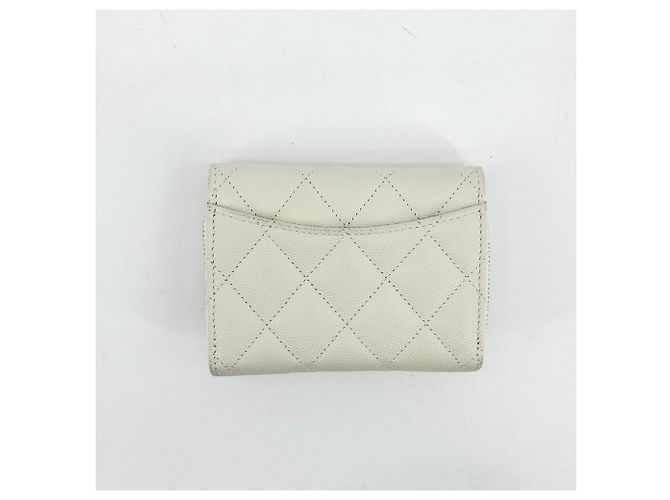 Portacarte Chanel Classic Zip Around on Chain Quilted Caviar Mini - vista 2