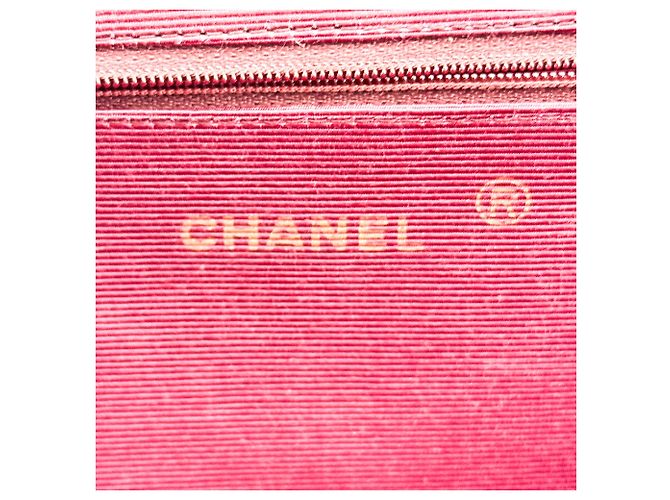 Clutch Chanel CC Half Moon in velluto matelassé - vista 6