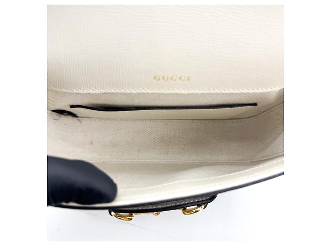 Gucci Horsebit 1955 GG Coated Canvas with Leather Mini - vista 5