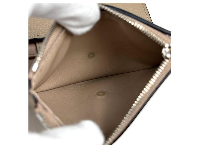 Cartera tri-fold Loewe en piel Grayish - vista 8