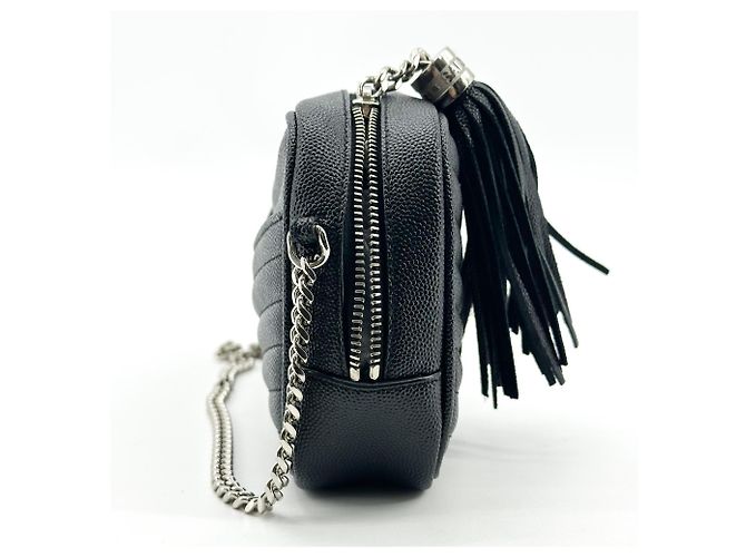 Autre Marque Saint Laurent Lou Camera Matelasse Chevron Leather Mini - vista 4