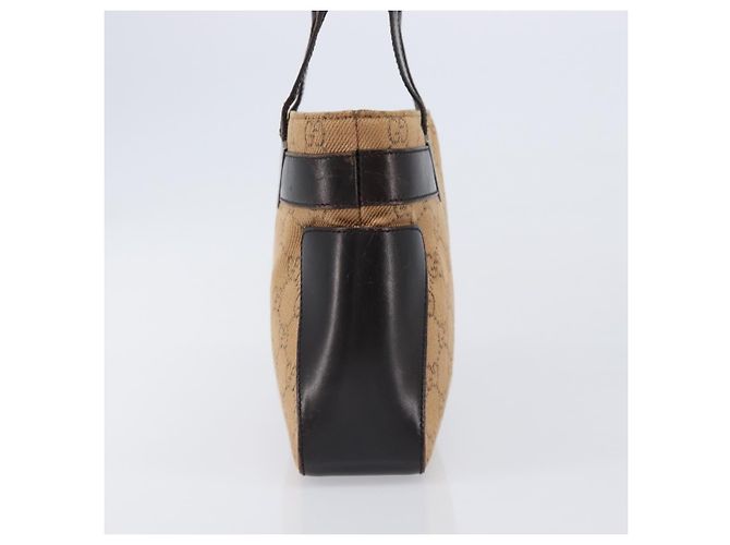 Gucci Open Tote GG Canvas and Leather Medium - vista 3