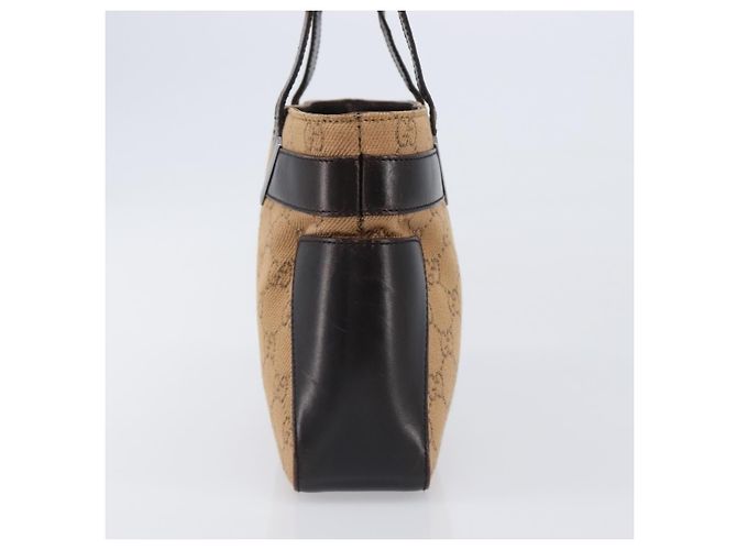 Gucci Open Tote GG Canvas and Leather Medium - vista 4