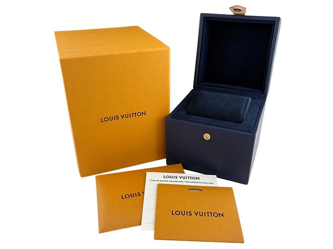 Orologio da uomo Louis Vuitton Tambour GM Damier Graphite QA094Z - vista 5