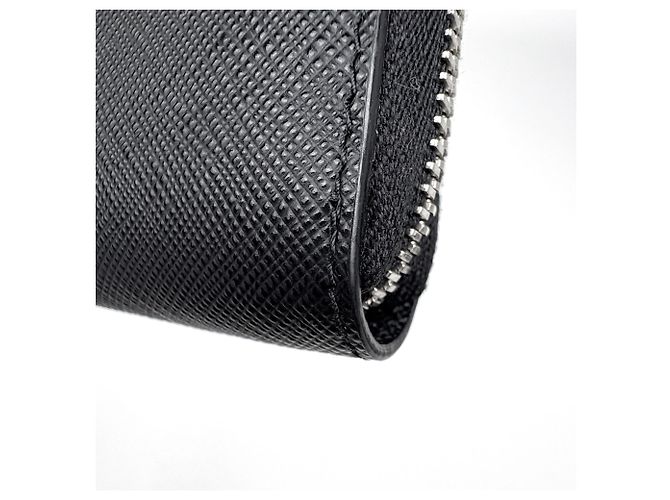 Monedero Prada Saffiano en Black - vista 3