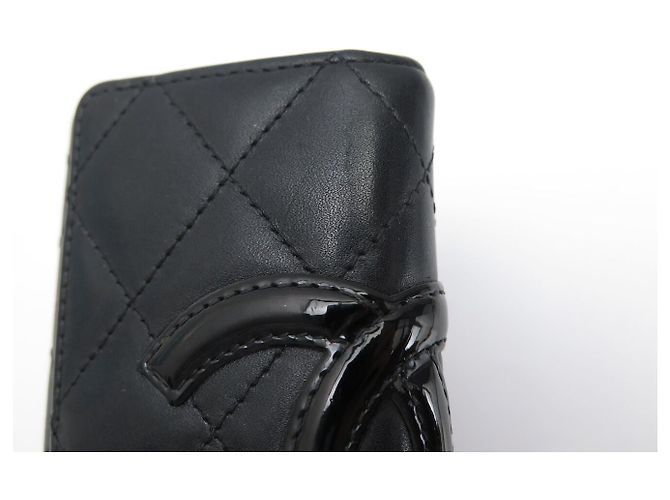 CHANEL MULTICLES CAMBON MATELASSE BLACK LEATHER KEY RING - view 12