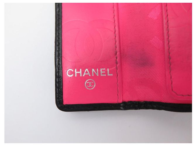 CHANEL MULTICLES CAMBON MATELASSE BLACK LEATHER KEY RING - view 4