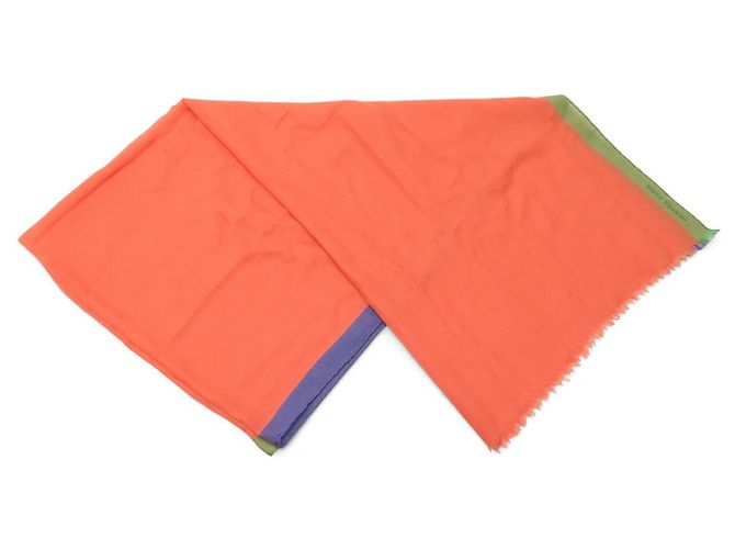 Hermès NUOVO ETOLE HERMES 200CM CASHMERE E SETA ARANCIONE CASHMERE SILK SCARF SHAWL - vista 3