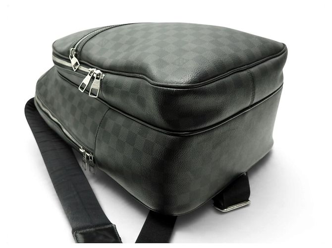SAC A DOS LOUIS VUITTON MICHAEL DAMIER GRAPHITE GM N45279 BACKPACK BAG - vue 3